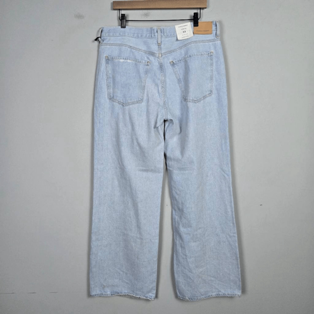 Citizens of Humanity Womens Annina Trouser Jeans Size 33 Blue Wide Leg Light NWT - Picture 2 of 9